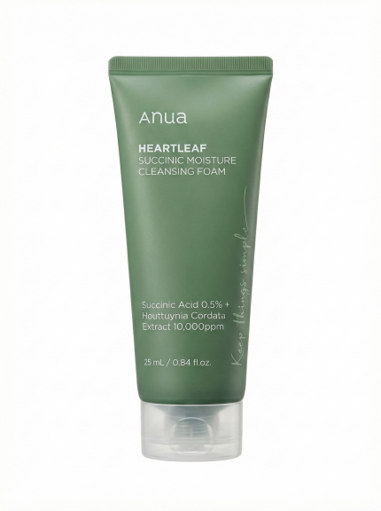 ANUA Heartleaf Succinic Moisture Cleansing Foam (25ml)